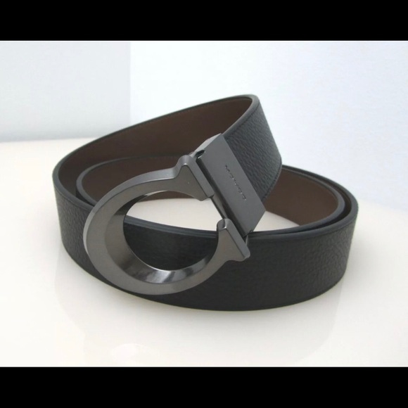 Coach $198 SIGNATURE C BUCKLE Black Brown 91305 - Picture 7 of 7